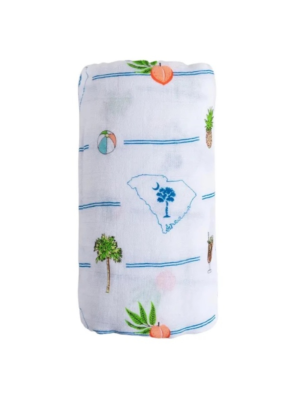 Charleston Rainbow Row little Hometown Blanket (Extra Soft Bamboo Swaddle)